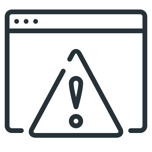 Exclamation, exclamation mark, mark, sign, warning, website icon